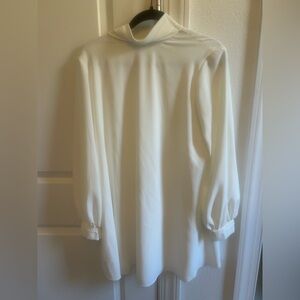 Amanda Uprichard Cream Shift Dress